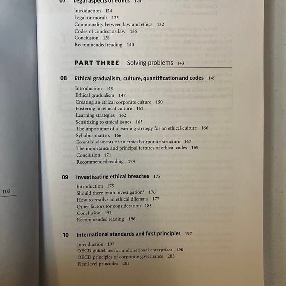 Ronald D. Francis & Guy Murfey Global Business Ethics Book - Picture 6 of 7